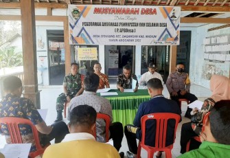 Pembahasan Dana APB Desa di wilayah desa binaan 