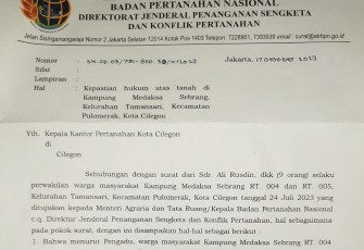 Atensi Surat Menteri ATR/BPN