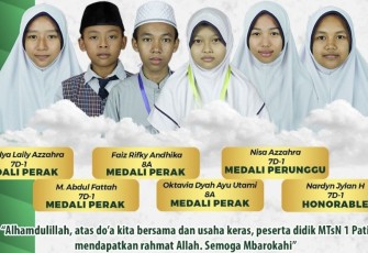 Siswa MTsN 1 Pati raih prestasi internasional, Minggu (29/10)