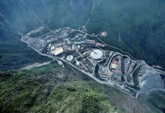 Kawasan pertambangan PT Freeport Indonesia 