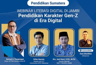 Webinar Literasi Digital di SMPN 7 Muaro Jambi
