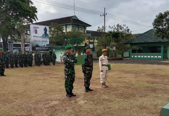 Pasi Ops Kodim 0801/Pacitan Bacakan Amanat Pangdam V/Brw