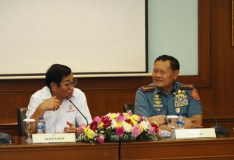 Panglima TNI Laksamana TNI Yudo Margono, S.E., M.M., dan ketum DPP Pepabri, Jenderal TNI (Purn) H. Agum Gumelar.