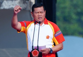 Panglima TNI Laksamana TNI Yudo Margono, S.E., M.M. saat membuka secara resmi Pertandingan olahraga, untuk memperebutkan Piala Panglima Cup tahun 2023 dalam rangka Hari Ulang Tahun ke-78 Kemerdekaan RI tahun 2023, dengan mengusung tema “Ayo Olahraga meraih Prestasi,” yang pelaksanaannya di mulai sejak tanggal 4 s.d. 11 Agustus 2023, berlangsung di Stadion Mabes TNI, Cilangkap, Jakarta Timur, Jumat (4/8/2023).