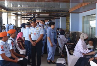 Donor Darah di Lanud HSN