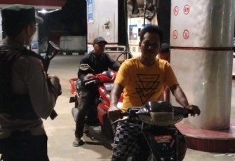 Polsek Putri Hijau Saat Patroli Malam