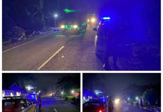 Tingkatkan Pencegahan 3C Polsek Batik Nau Patroli Malam