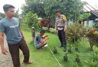 Problem Solving, Bhabinkamtibmas Selesaikan Permasalahan Batas Tanah