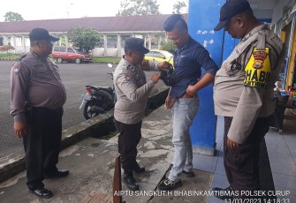 Polsek Curup Gelar Razia di Terminal Simpang Nangka