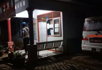 Menjaga Kamtibmas, Personil Polsek Air Besi Patroli Objek Vital