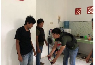Giat Imbangan Operasi Pekat Nala, Polsek Batik Nau Amanakan Minuman Keras