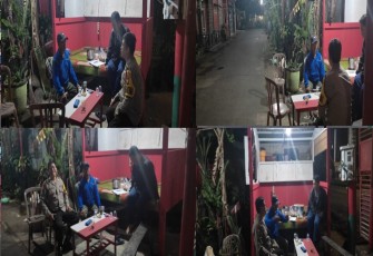 Bhabinkamtibmas Polsek Kampung Melayu Patroli Dialogis dan Sambangi Pos Ronda