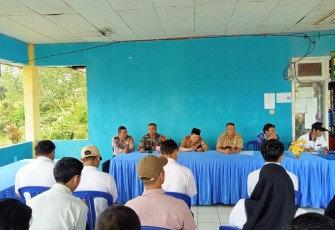 Dukung Ketahanan Pangan, Kanit Binmas Polsek Lebong Atas Hadiri Penetapan Dana 20 Persen untuk Ketahanan Pangan