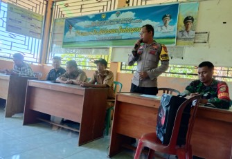 Bhabinkamtibmas Polsek Pino Raya,  Hadiri Kegiatan Musrenbang RKPD Tahun 2023 di Desa Napal Melintang 