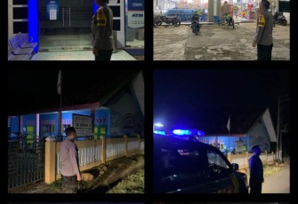Polsek Pino Berikan Pengamanan dan Salat Tarawih Bersama di Desa Beringin Datar