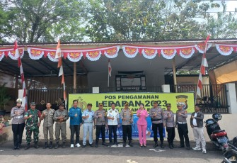 Kapolres Rejang Lebong Melakukan Pengecekan Pos Pos Yan dan Pos Pam Ops Ketupat Nala 2023