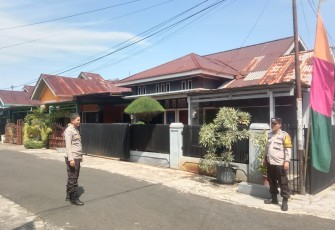 Polsek Gading Cempaka Terjunkan Personel Cek Rumah Kosong Ditinggal Mudik