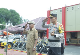 Bupati Asahan Pimpin Apel Gelar Pasukan Operasi Ketupat 2023  