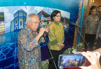 Serah Terima BMN Kementerian PUPR Bersama Menkeu Sri Mulyani