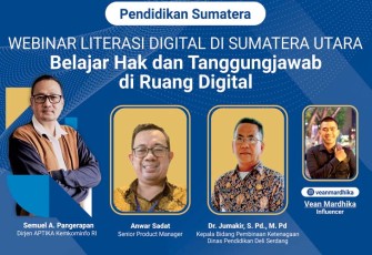 Webinar Literasi Digital di SMPN 1 Lubuk Pakam