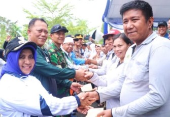 Walikota Rahma, di sela acara penyambutan Adipura di lapangan Pamedan A Yani, Kamis (02/03/2023).