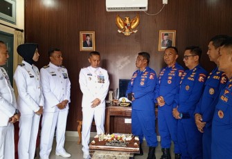 Lanudal Jakarta saat Terima Surprise HUT ke-78 TNl dari Direktorat Polisi Udara 