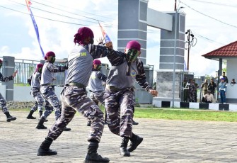 Parjurit saat unjuk kemampuan