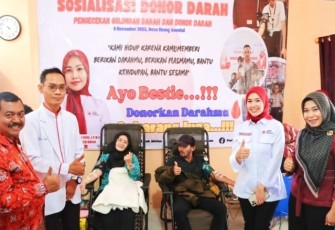 Ketua TP PKK Bintan Hafizha Launching Posyandu Remaja Nawasena