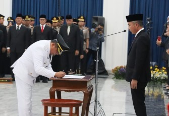 Pelantikan Benni Irwan sebagai Pj Bupati Purwakarta
