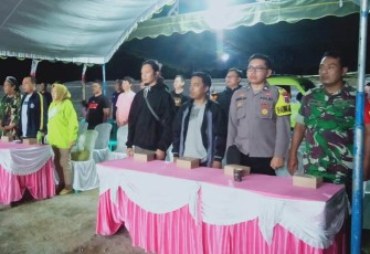 Babinsa Koramil 0801/03 Arjosari Amankan Turnamen Bola Voly.