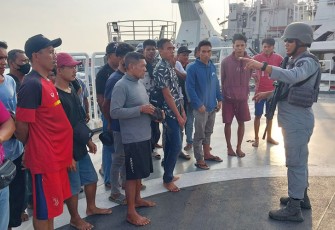 Bakamla RI saat Gagalkan Penyelundupan TKI Ilegal ke Malaysia