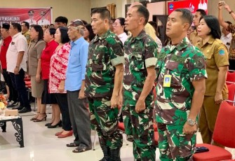 Komandan Lanudal Tanjungpinang saat hadiri Pisah Sambut Kepala Kejaksaan Negeri Tanjungpinang