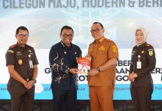 Wali Kota Cilegon Helldy Launching Perpustakaan Digital