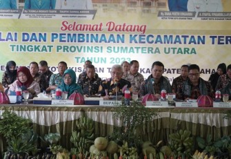 Tim Penilaian dan Pembinaan Kecamatan Terbaik Tingkat Provsu Lakukan Penilaian di Kecamatan Kota Kisaran Timur