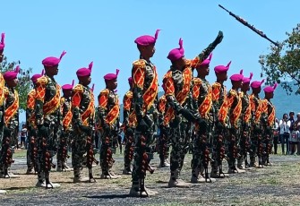 Unjuk Keterampilan Kolone Senapan