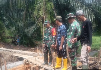 Dansatgas TMMD Reguler ke-117 Kodim 0407/Kota Bengkulu Tinjau Sasaran Fisik 