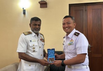 TNI AL Courtesy Call ke Sri Lanka Naval Headquarters