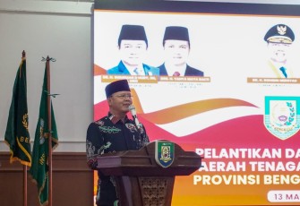 Gubernur Bengkulu Rohidin Mersyah 