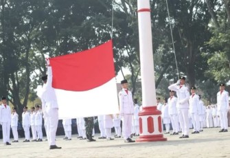  Wali Kota Pagaralam Jadi Inspektur Upacara Peringatan HUT RI ke-78