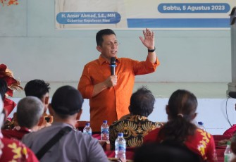 Gubernur Ansar saat Kumpulkan Perangkat Desa se-Bintan