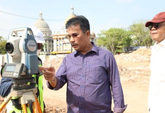 Kepala BP Batam saat Tinjau Pembangunan Jalan Arteri Batu Ampar-Batu Besar