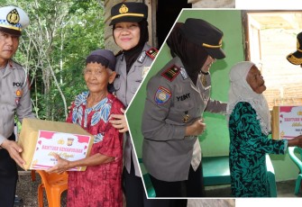 Polres Bengkulu Tengah Salurkan Bantuan Sosial Kemanusiaan untuk Negeri