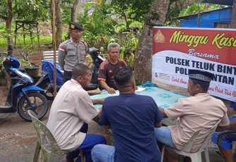 Polres Bintan Melalui Bhabinkamtibmas Lakukan Minggu Kasih
