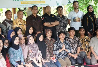 Wakil Gubernur Sumbar Audy Joinaldy hadir membuka Youth Voluntary Camp di Lembah Harau, Kecamatan Harau, Kabupaten Limapuluh Kota.