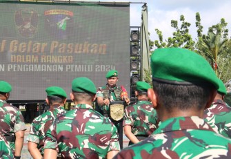 Apel Gelar Pasukan Kesiapan Pengamanan Pemilu 2024