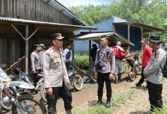 Kapolres Kepahiang Bersama KPU Tinjau Lokasi TPS Sulit