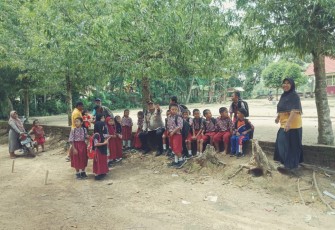 Polres Oku Timur saat giat sosialisasi