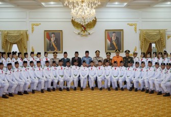 Pengukuhan 54 Anggota Paskibraka Provinsi Bengkulu