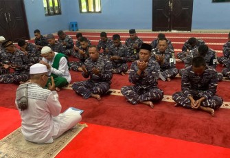 Lanudal Manado saat Gelar Doa Bersama 