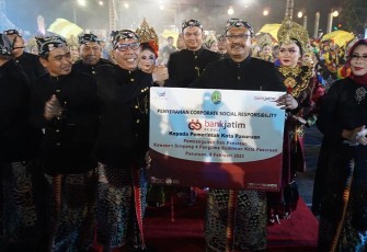 Pemkot Pasuruan saat Dapat CSR Bank Jatim 